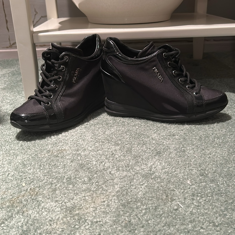 Prada sport Milano Black lace up sneakers - Picture 8 of 8